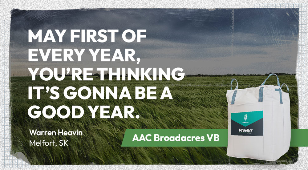 May first of every year, you're thinking it's going to be a good year.